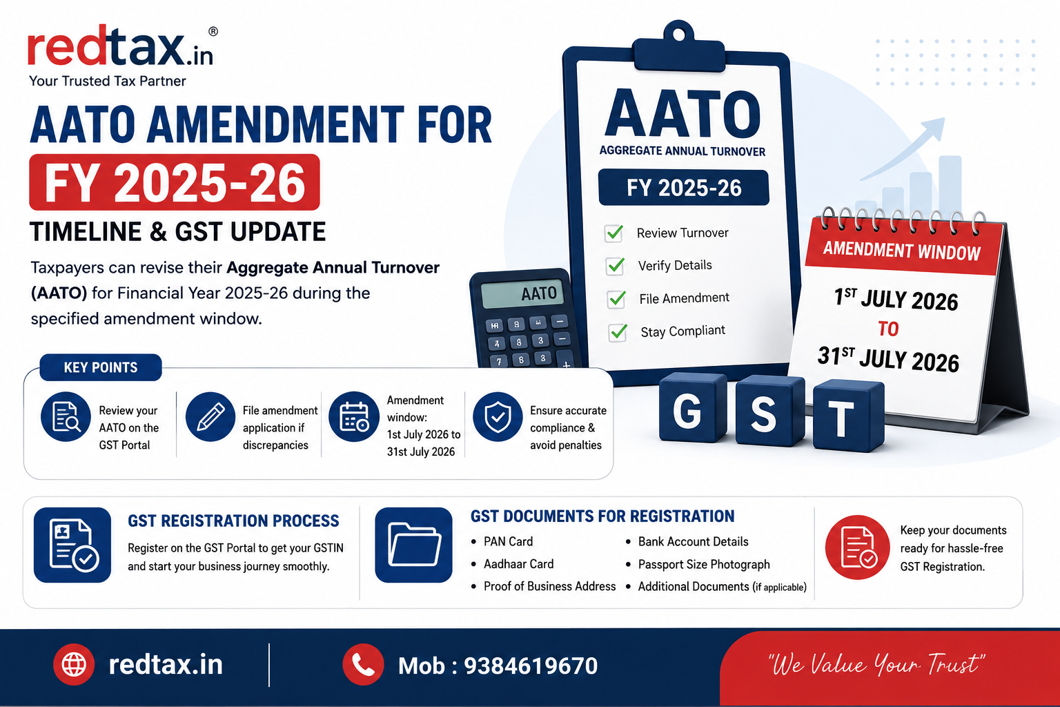 AATO Amendment for FY 2025-26: Timeline & GST Update